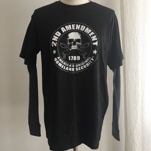 NEW 2nd Amendment long sleeve thermal shirt. - Medium